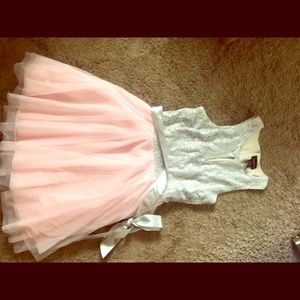 Pink and silver dress size 11/12